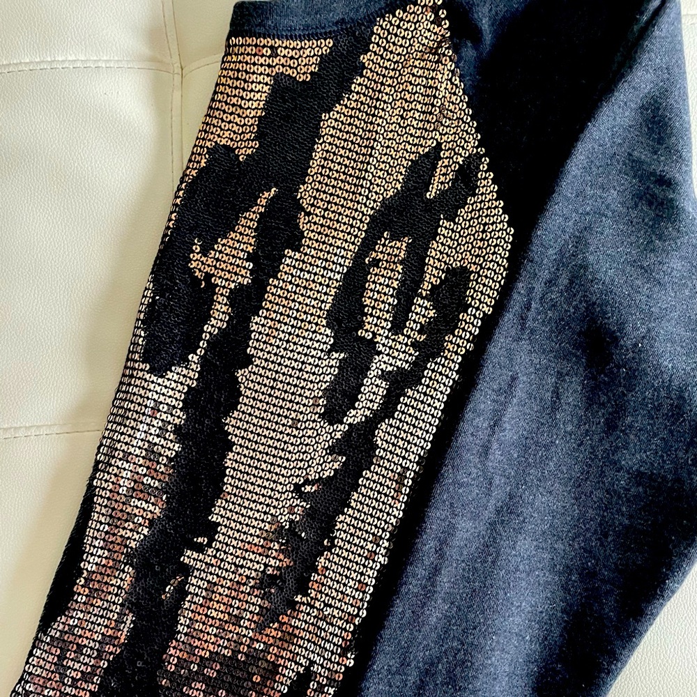 Love Express sequined sweater.
